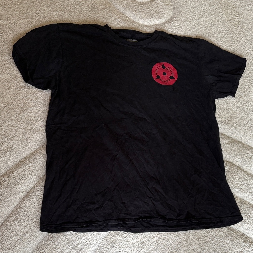 Shonen Jump Naruto Shippuden Black Short Sleeve Tee